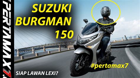 Spesifikasi Suzuki Burgman 150 Maxi Scooter 🛵 Haojue Uhr150 Power Besar