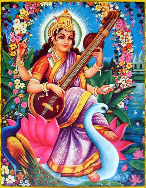 Vishnu Art Saraswati Goddess Saraswati Mata Jr Art