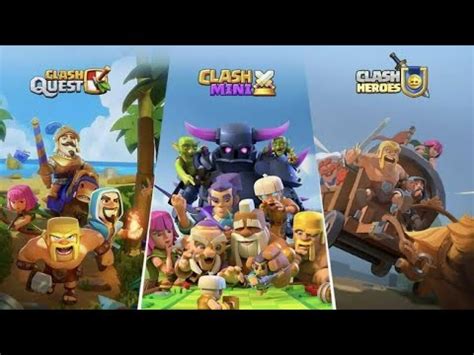 Supercell Clash Quest Clash Mini Clash Heros Youtube