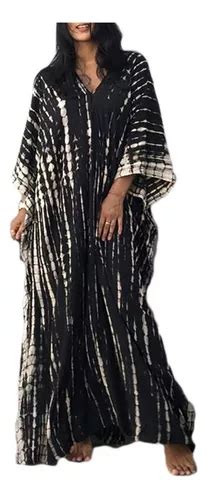Bsubseach Mujer Cubre Bikini Vestido Largo De Playa Kaftan Meses Sin