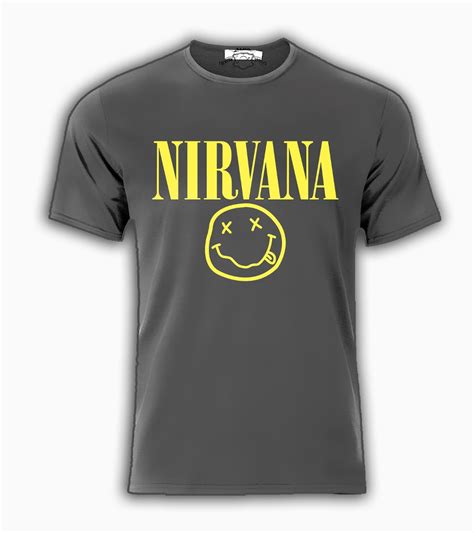 Playeras O Camiseta Nirvana Logo Kurt Cobain 18900 En Mercado Libre