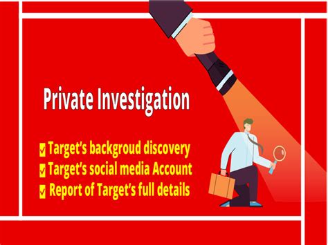 Private Investigator for OSINT Private investigation to do BACKGROUND ...