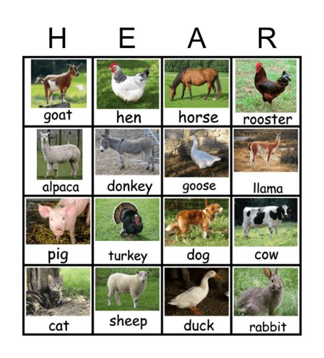 Top 103 + Animals and their sounds chart - Inoticia.net