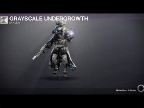 Destiny 2 Warlock With Interlaced Armor Ornaments And Grayscale