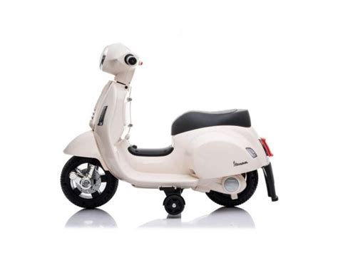 Moto Elettrica Mini Vespa 6V Bianca