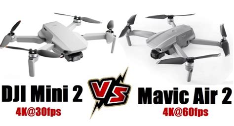 DJI Mini 2 vs Mavic Air 2: What are the differences? - First Quadcopter