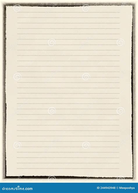 Empty Vintage Notebook Paper Background Stock Photo Image Of Lecture