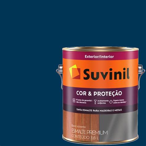 Tinta Esmalte Sintético Cor e Proteção Brilhante Para Madeira e Metal 3