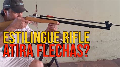 Estilingue Rifle Atira Flechas Slingbow Youtube