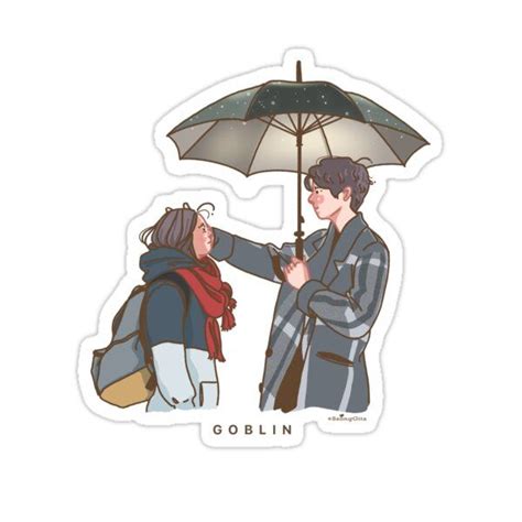 K Drama Goblin Sticker For Sale By Ssonggita Goblin Kdrama Fan Art