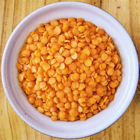 Red Split Lentils Pure And Whole