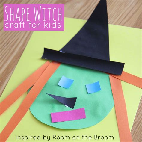 Witch Shape Craft {Inspired by Room on the Broom} | Halloween crafts