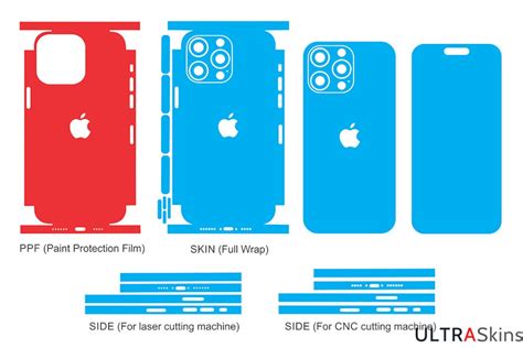 Iphone Pro Max Skin Template Vector Cut File Etsy