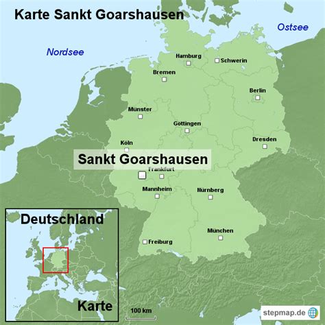 Stepmap Karte Sankt Goarshausen Landkarte F R Deutschland