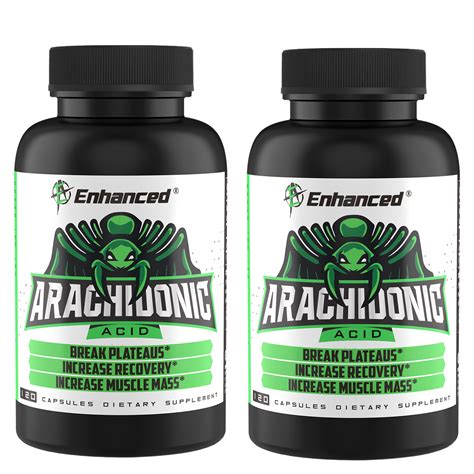 Arachidonic Acid Powerful Natural Muscle Builder - 120 Capsules ...