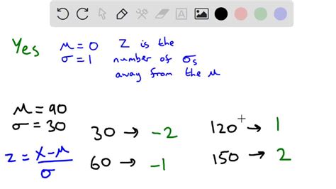 SOLVED Z Score Standardized Score Consider The Following Distribution