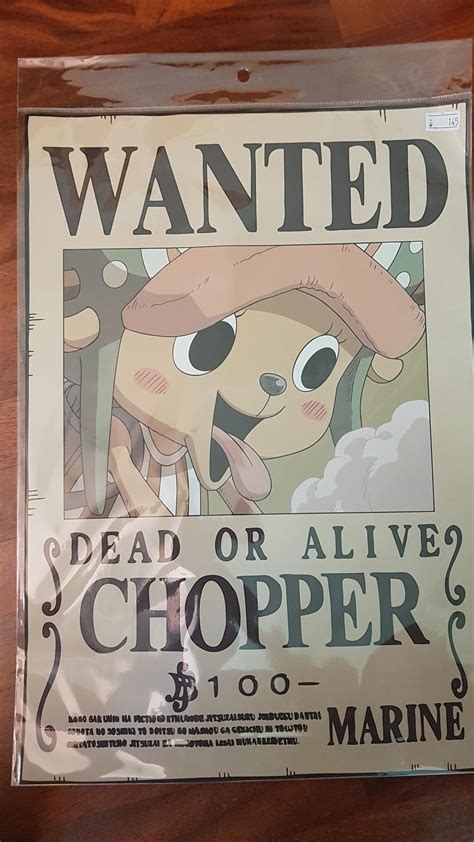 One Piece Wanted Poster Chopper