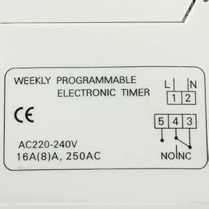 Nh Thc A V A Din Rail Digital Programmable Timer Switch