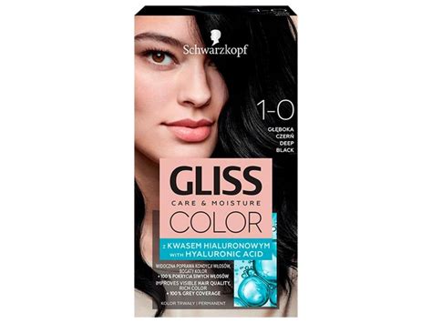 Schwarzkopf Gliss Color Krem koloryzujący nr 1 0 Głęboka Czerń 1op