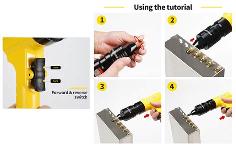 Amazon HIFESON Pneumatic Rivnut Gun With 10 24 10 32 8 32 Self