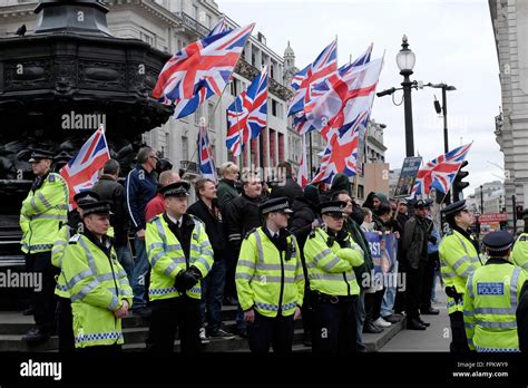 London Uk Th March The Far Right Group Britain First Stage A