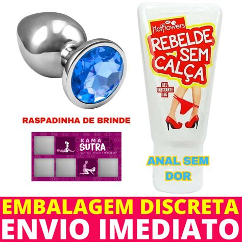 Kit Plug Anal P Gel Lubrificante Dessensibilizante Anal G Sex Shop Shopee Brasil