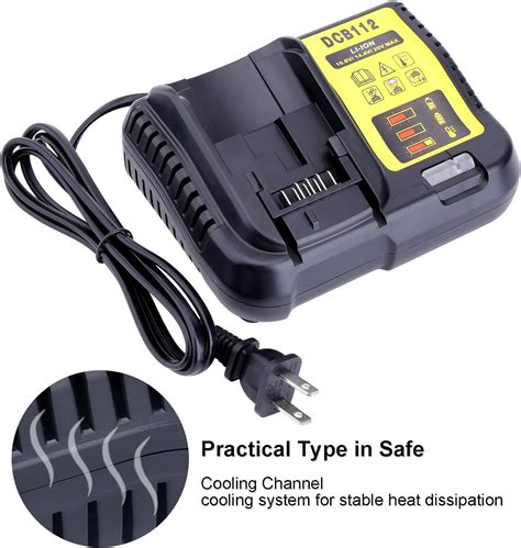 Charger Replacement For Dewalt Dcb Compatible With Dewalt V