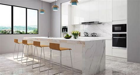 Gloss White Kitchen Cabinets Modern Charm