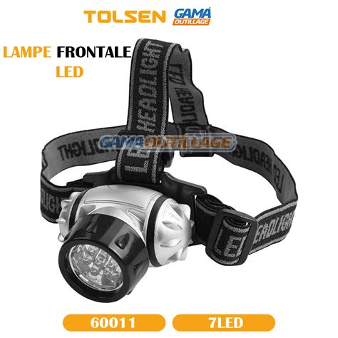 Lampe Frontale Led Tolsen Gama Outillage Alg Rie