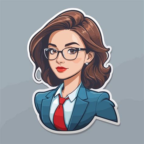 Vector De Dibujos Animados De Mujeres De Negocios Vector Premium