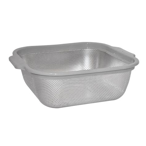 Stainless Steel Colander with Plastic Handle - KaroutExpress