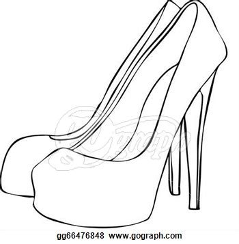 High Heel Shoe Drawing at GetDrawings | Free download