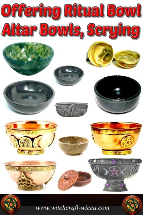 Altar Bowls Scrying Offering Ritual Bowl Witch Items Birthday Gifts