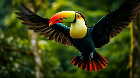 toucan flying stock  images  backgrounds