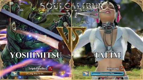 SoulCalibur VI TriplePitufito2 Yoshimitsu VS Amesang Talim Xbox