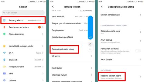 Cara Reset Redmi Note A Lupa Pola Dan Sandi Kunci Layar Hprino