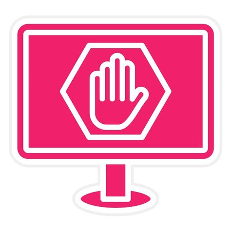 Premium Vector Vector Design Ad Blocker Icon Style