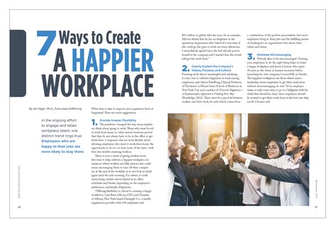 7 Ways To Create A Happier Workplace Insulation Outlook Magazine