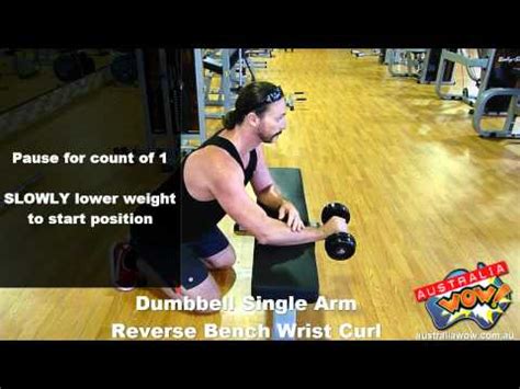 One Arm Dumbbell Wrist Extension Myworkouts Io