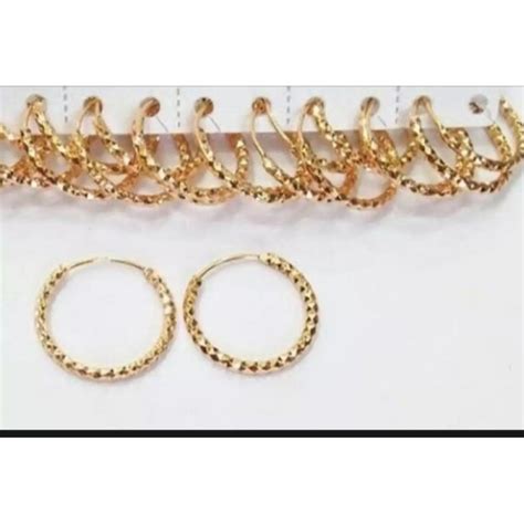 Jual Anting Gipsy Anting Keroncong Perhiasan Wanita Titanium Gold K