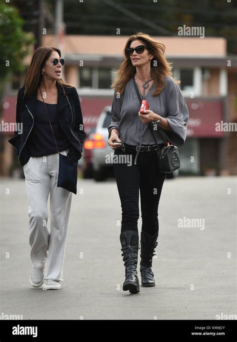 Cindy Crawford Leaves A Party At The Bowling Alley Featuring Cindy Crawford Where Los Angeles