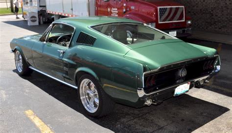 Dark Moss Green 1967 Ford Mustang Gt Fastback