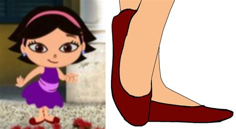 June (Little Einsteins) in Flats by MaryJane-BalletFlats on DeviantArt