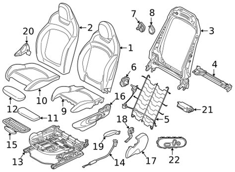 Driver Seat Components For Mini Cooper Countryman Checkered Flag