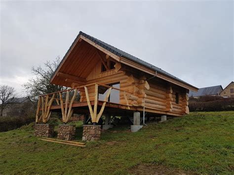 Maison en rondin de bois Maison Bois Robert Quarré Les Tombes Maison