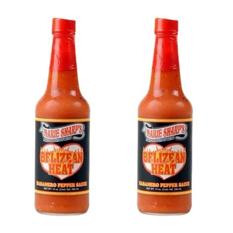 2 Pack Marie Sharp S Belizean Heat Habanero Pepper Sauce 10 Oz