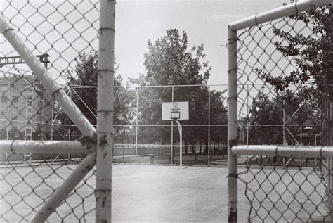 Basketball Court in Black and White · Free Stock Photo