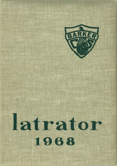 1968 yearbook from Barker High School from Barker, New York for sale