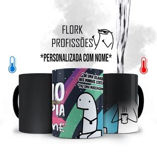 Caneca M Gica Flork Profiss O Fisioterapia Nome Shopee Brasil