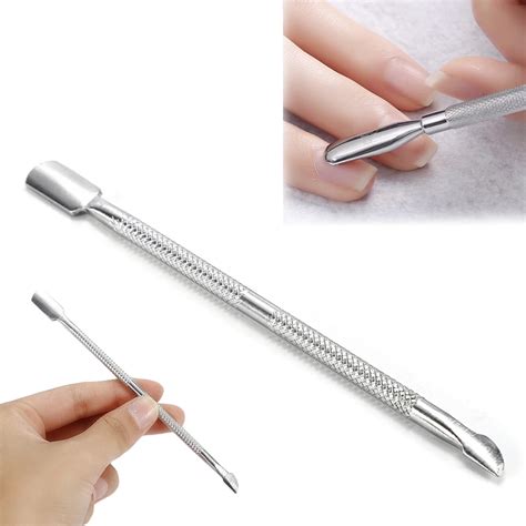 Elecool Pc Nail Cuticle Spoon Shape Pusher Dead Skin Remover Stainless